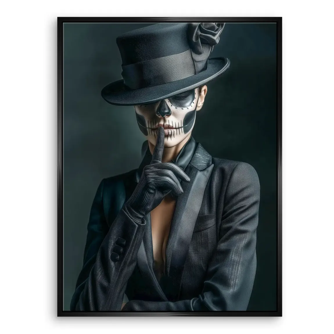 Silent la Catrina Leinwand Bild INGALERIE