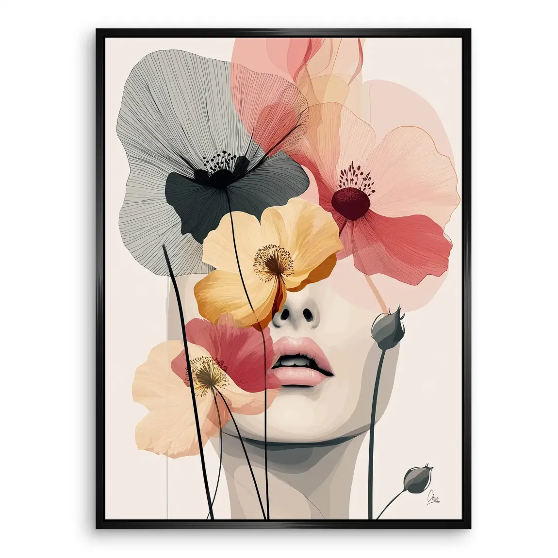 Floral Dream Leinwand Bild