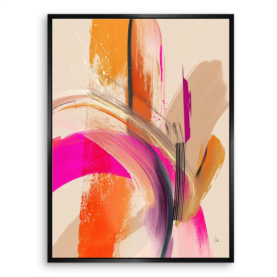 Amber Wave Leinwand Bild