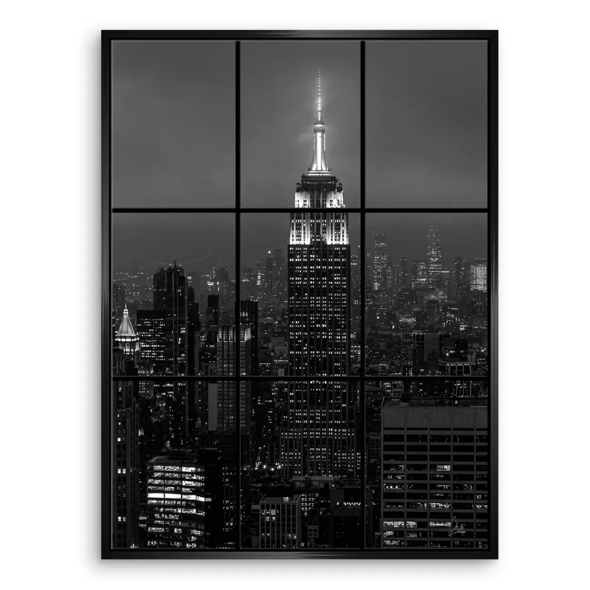 Midnight Crown New York Leinwand Bild