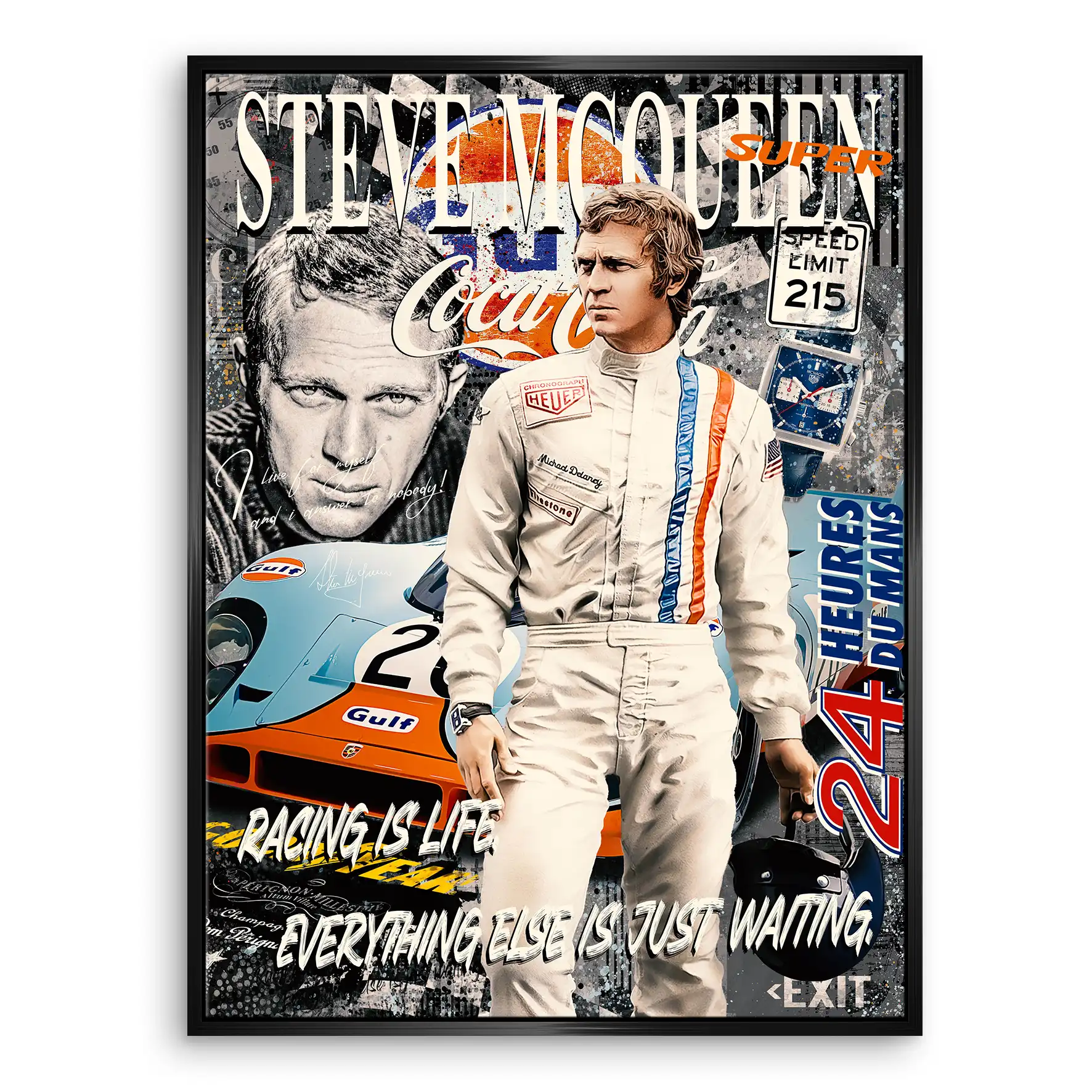 Steve 24 Stunden Leinwand Bild INGALERIE