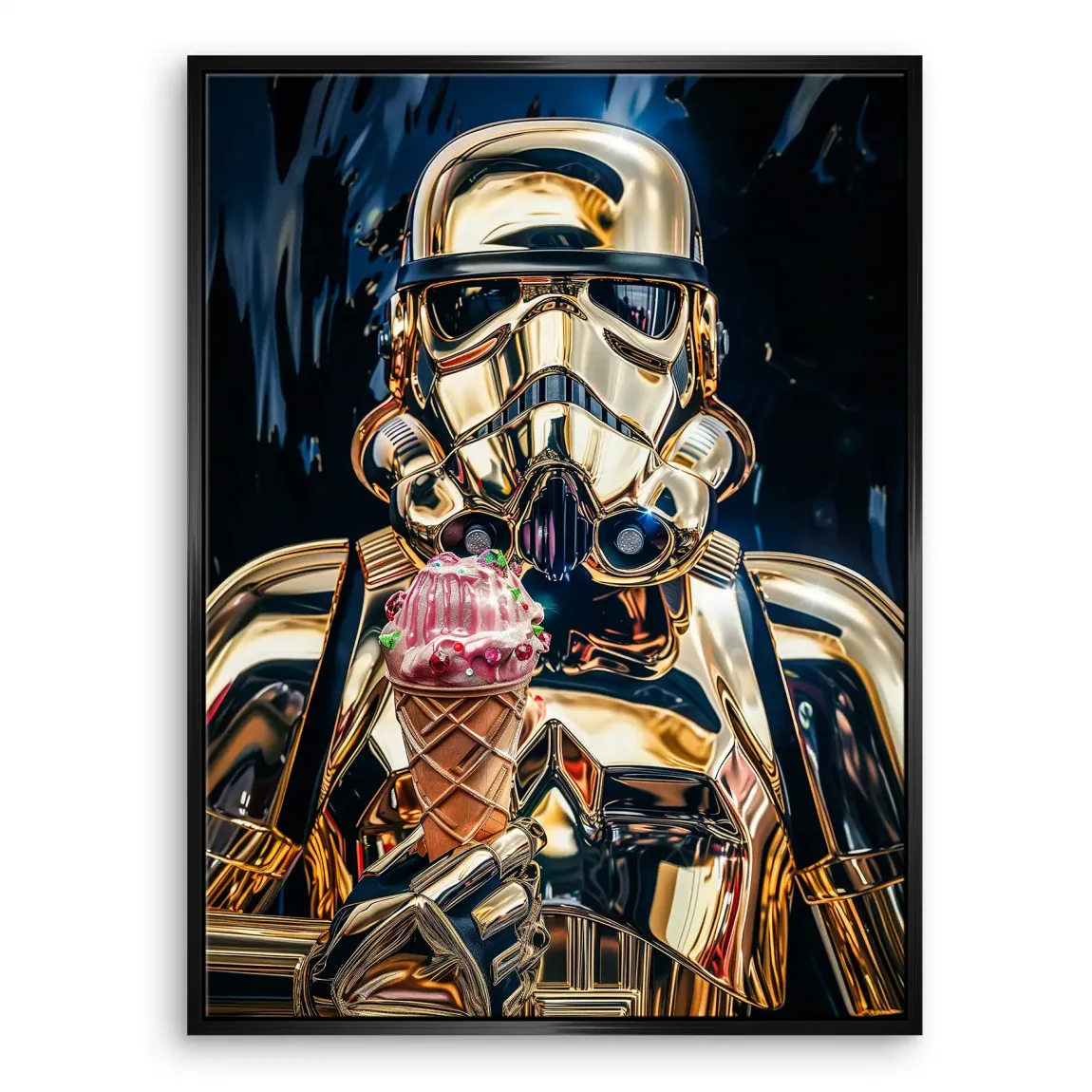 Stormtrooper Eis Leinwand Bild