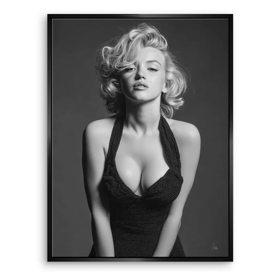 Marilyn Monroe Charm Leinwand Bild