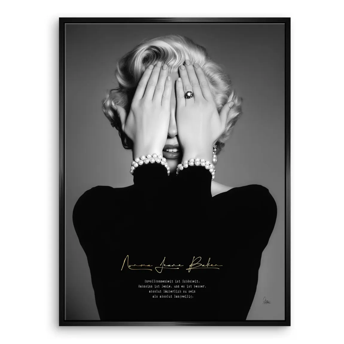 Marilyn Monroe Norma Jeane Leinwand Bild