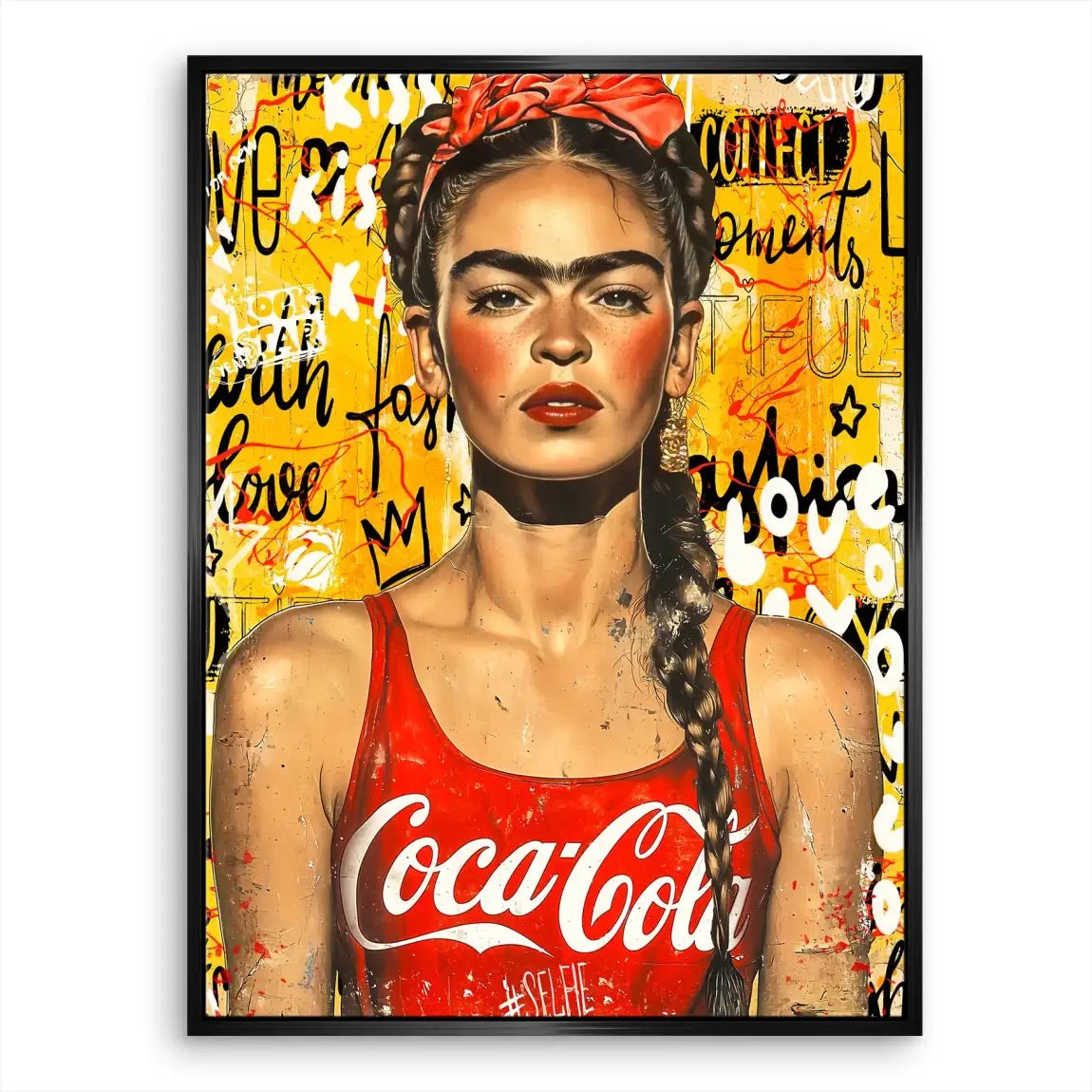 Frida Coke Leinwand Bild INGALERIE