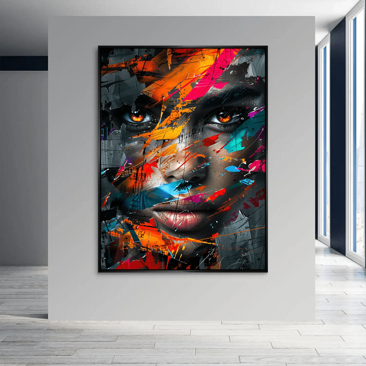 Abstrakt Girl Nr.2 Leinwand Bild INGALERIE