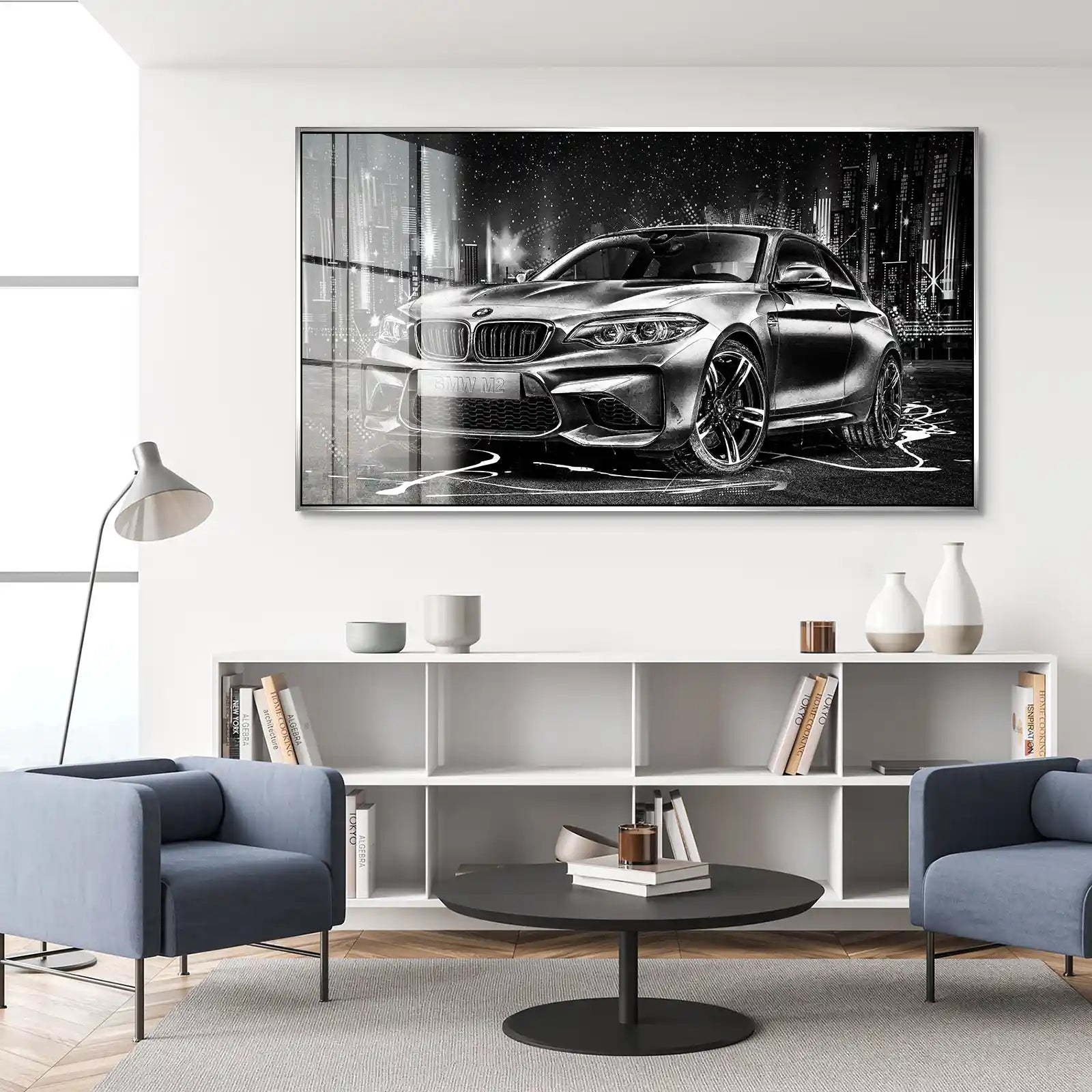 BMW M2 Black Style Acrylglas Bild INGALERIE