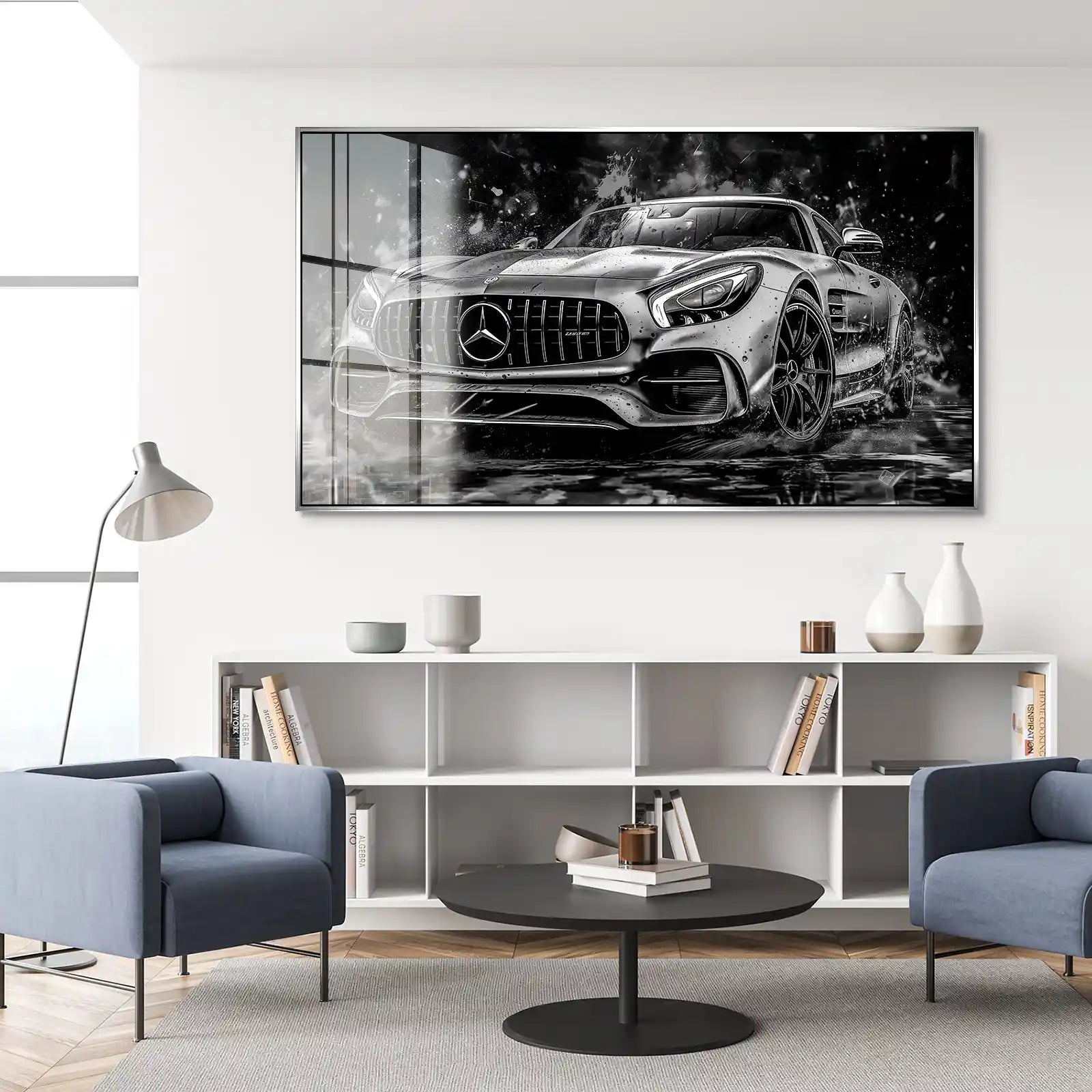 Mercedes AMG GT Dark Style Acrylglas Bild INGALERIE