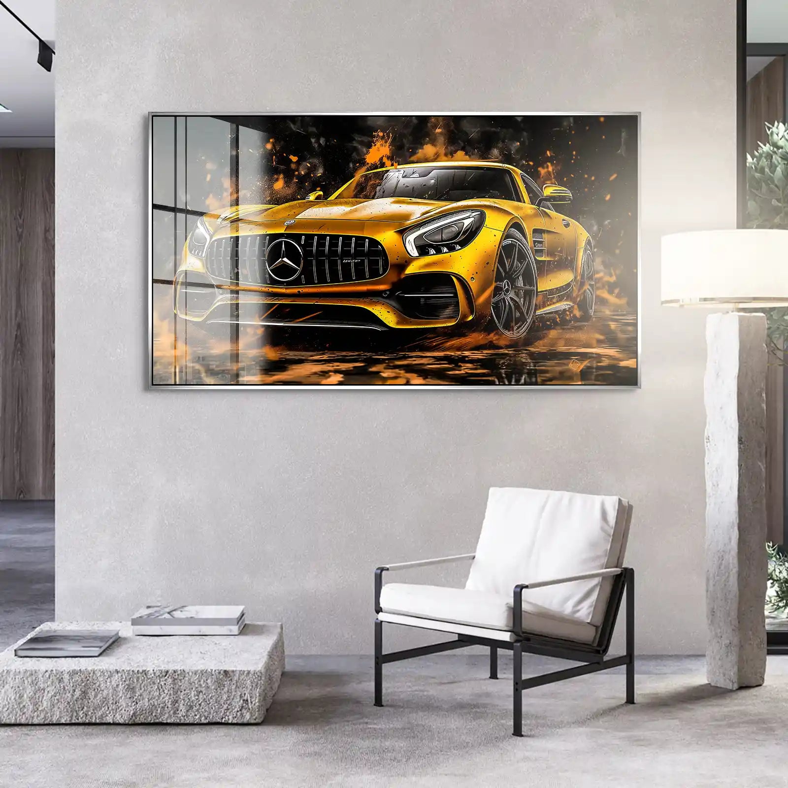 Mercedes AMG GT Modern Style Acrylglas Bild INGALERIE
