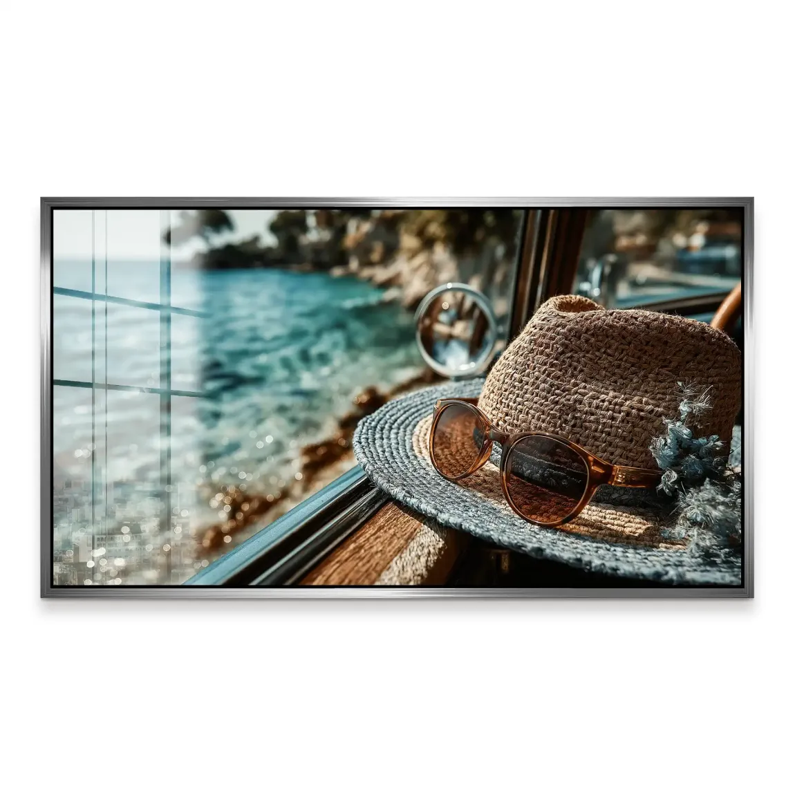 Blue Moments Acrylglas Bild