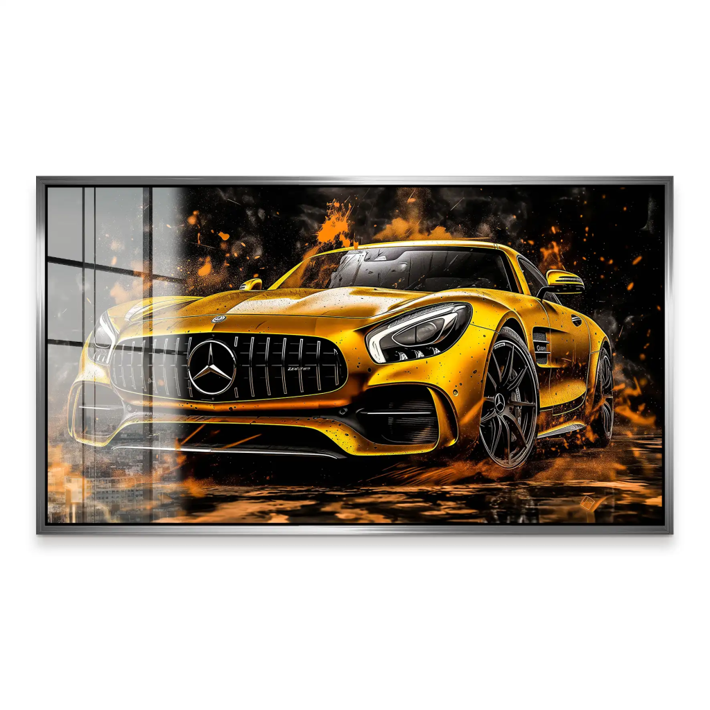 Mercedes AMG GT Modern Style Acrylglas Bild INGALERIE