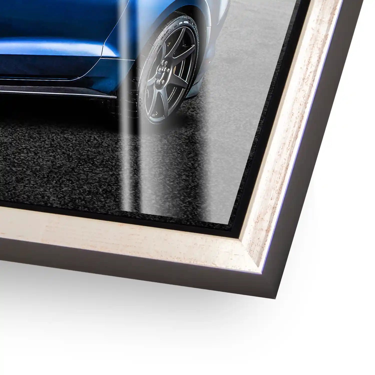 Ford Mustang Blue City Acrylglas Bild INGALERIE