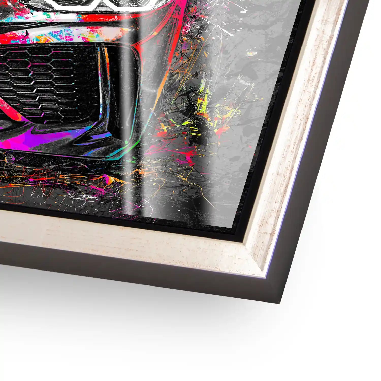 BMW M4 Pop Art Style Acrylglas Bild INGALERIE