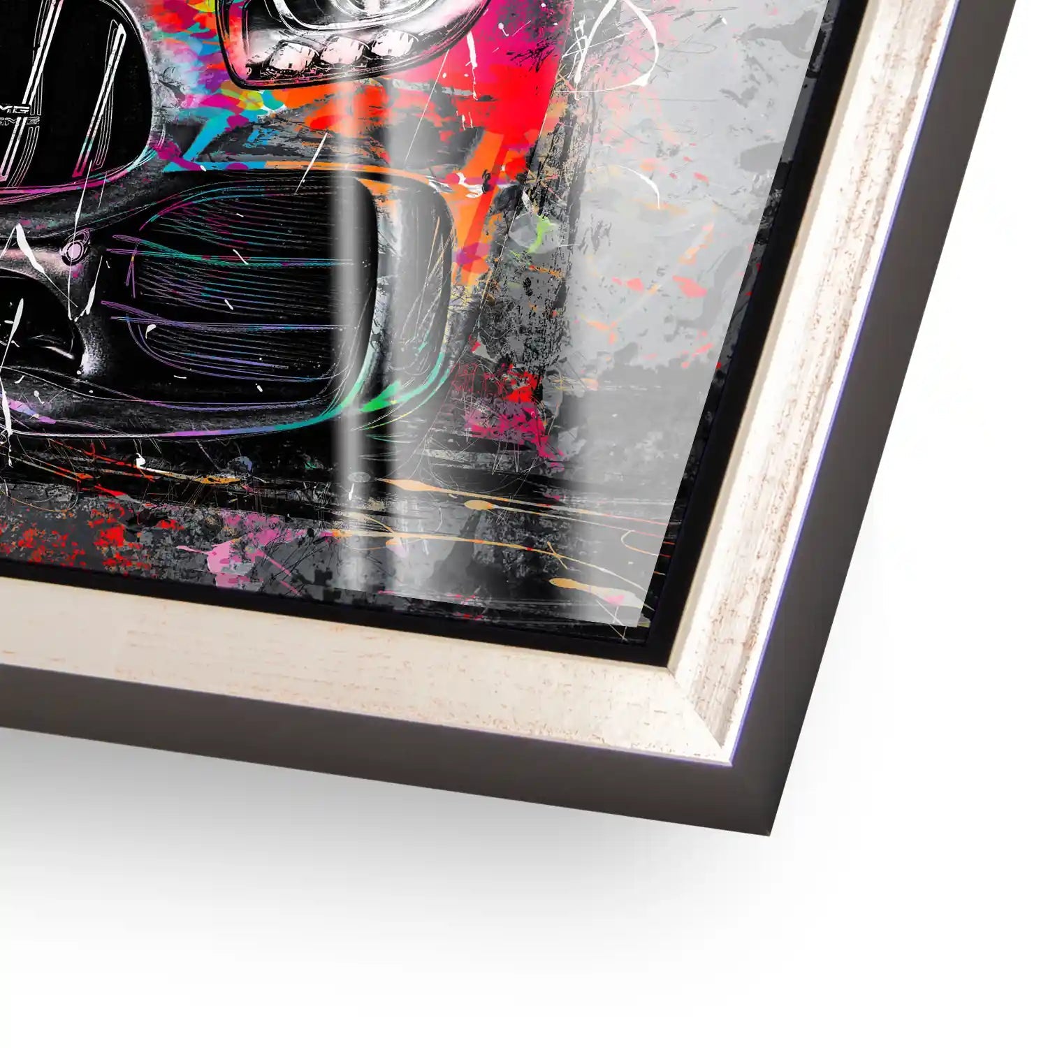 Mercedes AMG GT Pop Art Style Acrylglas Bild INGALERIE