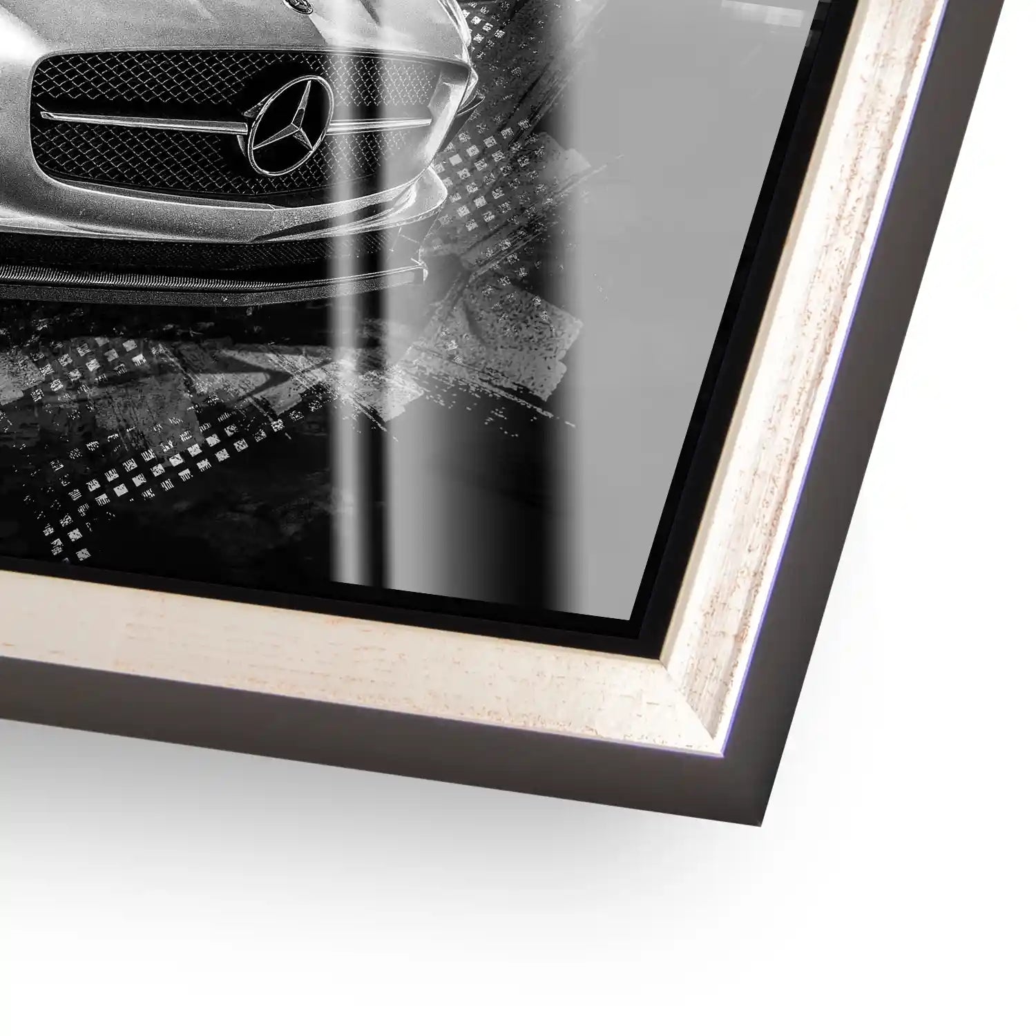 Mercedes SLS City Style Acrylglas Bild INGALERIE