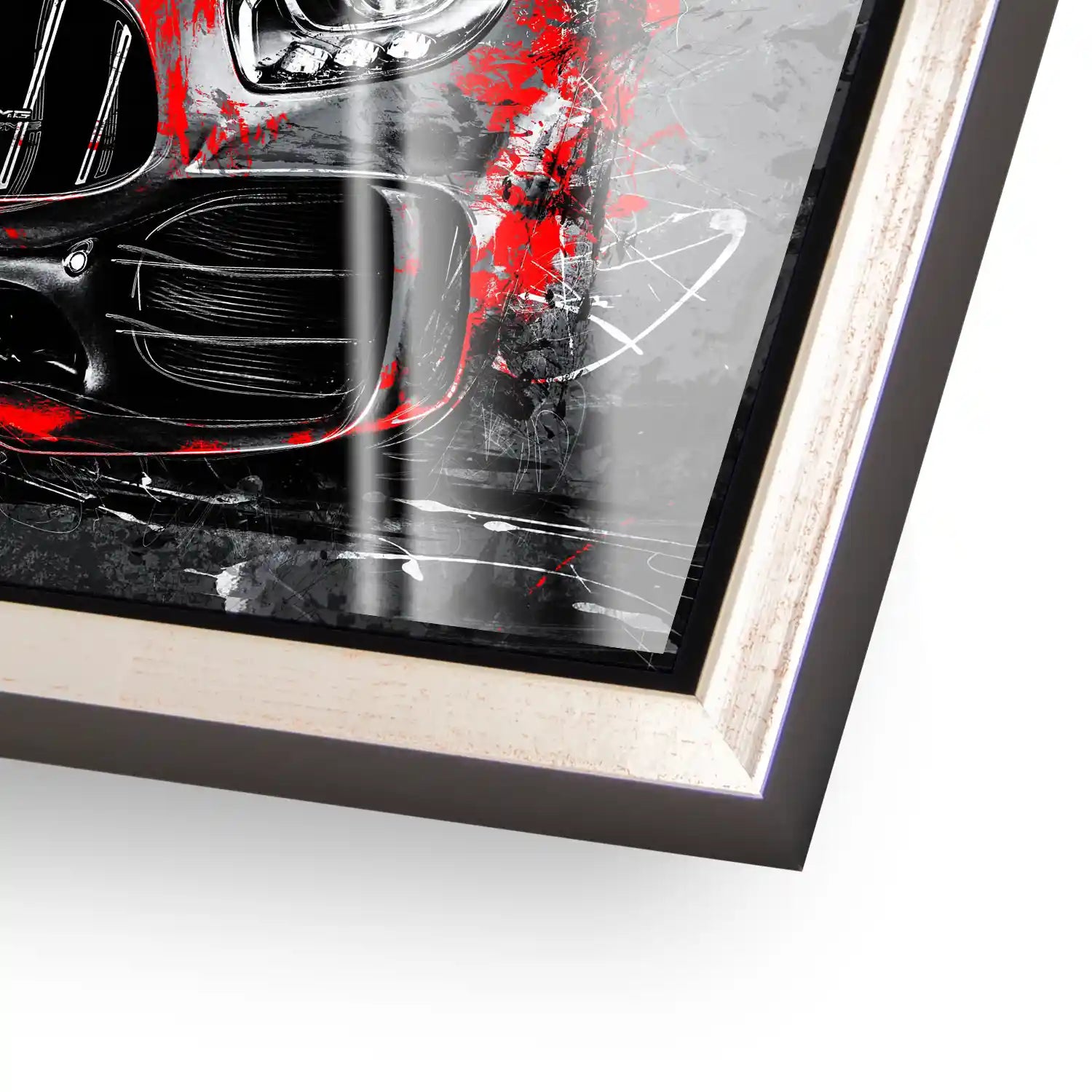 Mercedes AMG GT Abstrakt Style Acrylglas Bild INGALERIE