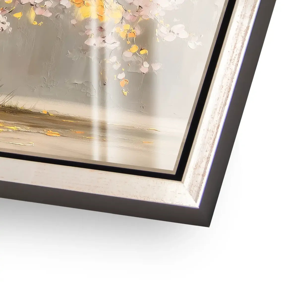 Gold Leaf Tree Art Acrylglas Bild