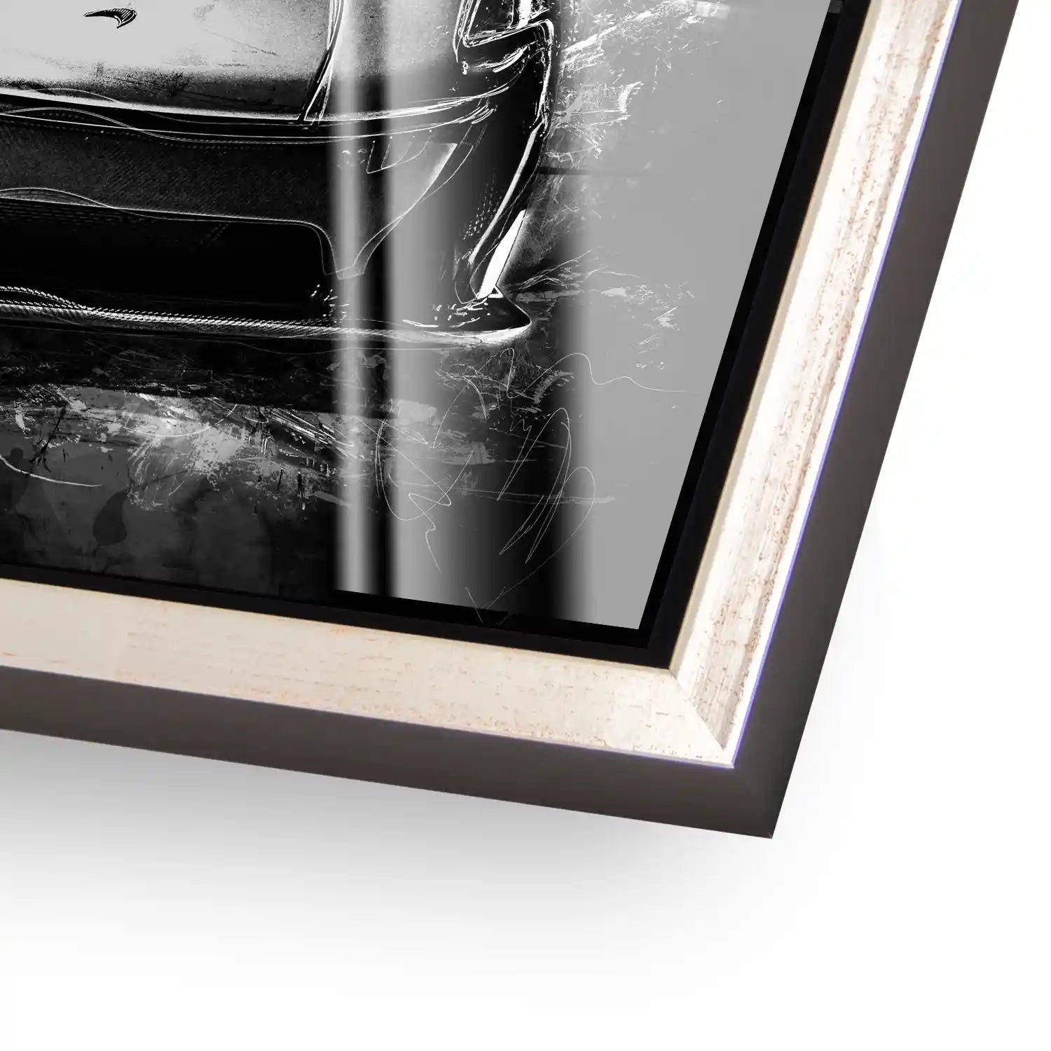 McLaren Abstrakt Black Acrylglas Bild INGALERIE