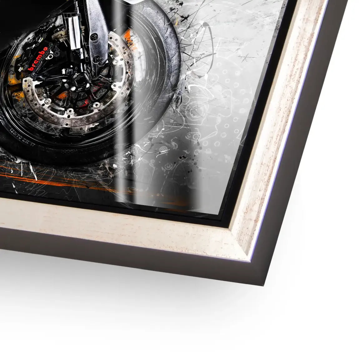 KTM RC8 Abstrakt Acrylglas Bild