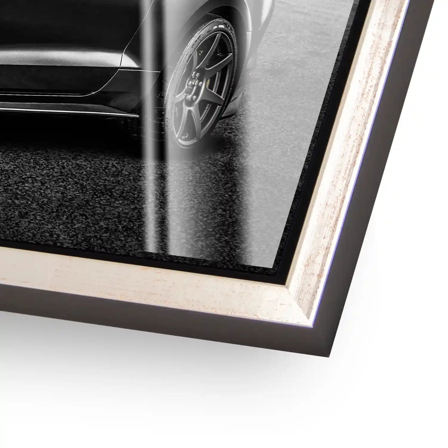Ford Mustang Black City Acrylglas Bild INGALERIE