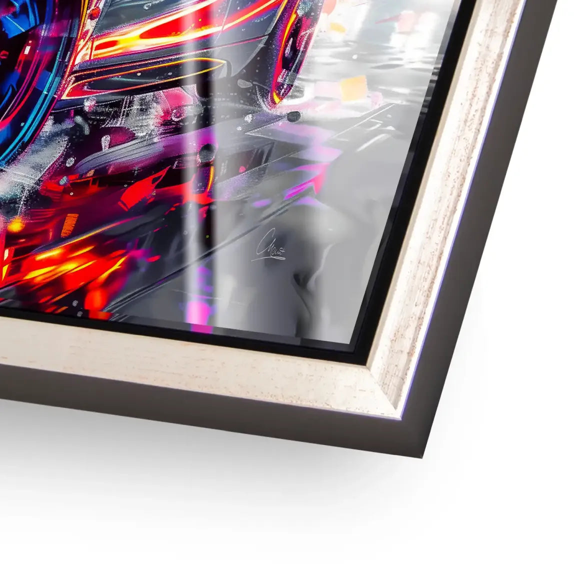 BMW M2 Abstrakt Vision Acrylglas Bild