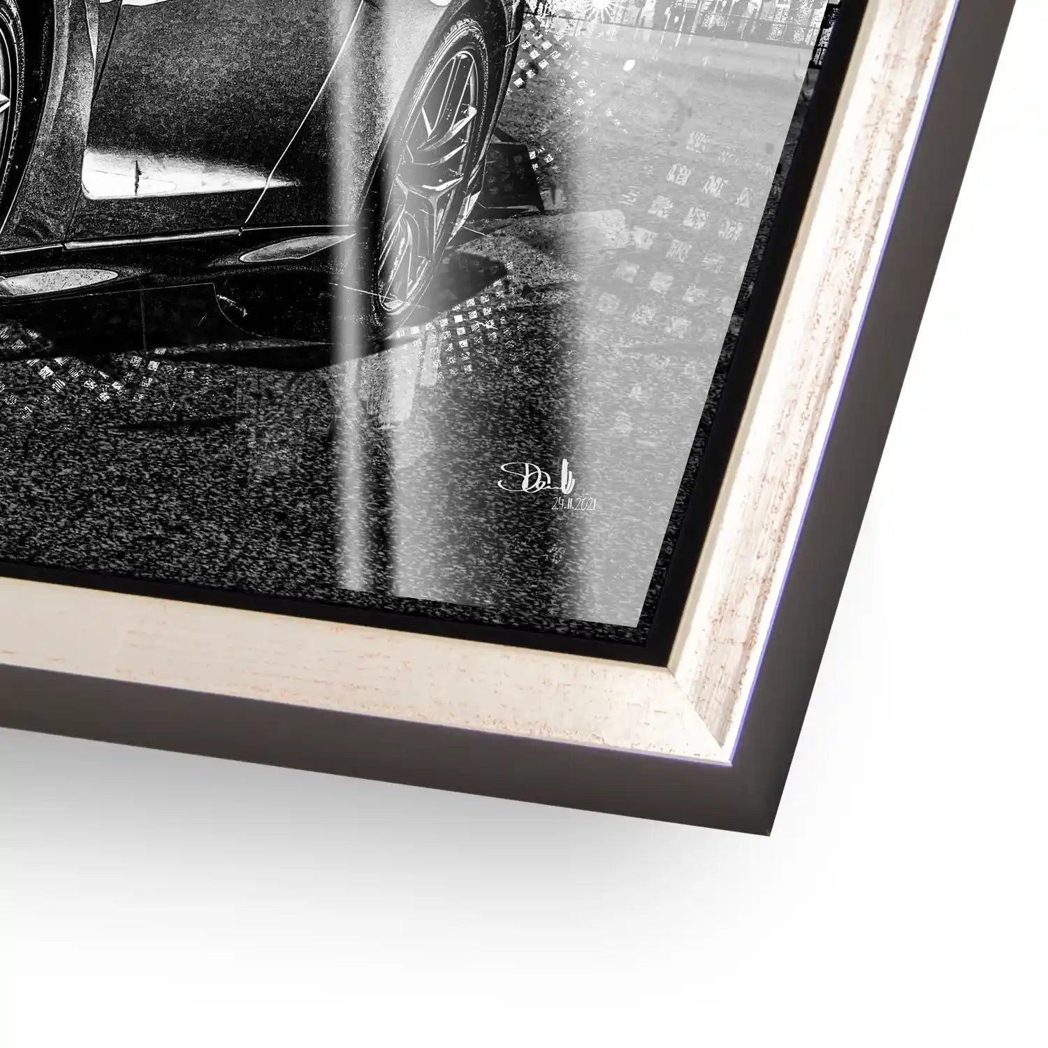 Nissan GT-R Abstrakt Style Acrylglas Bild INGALERIE