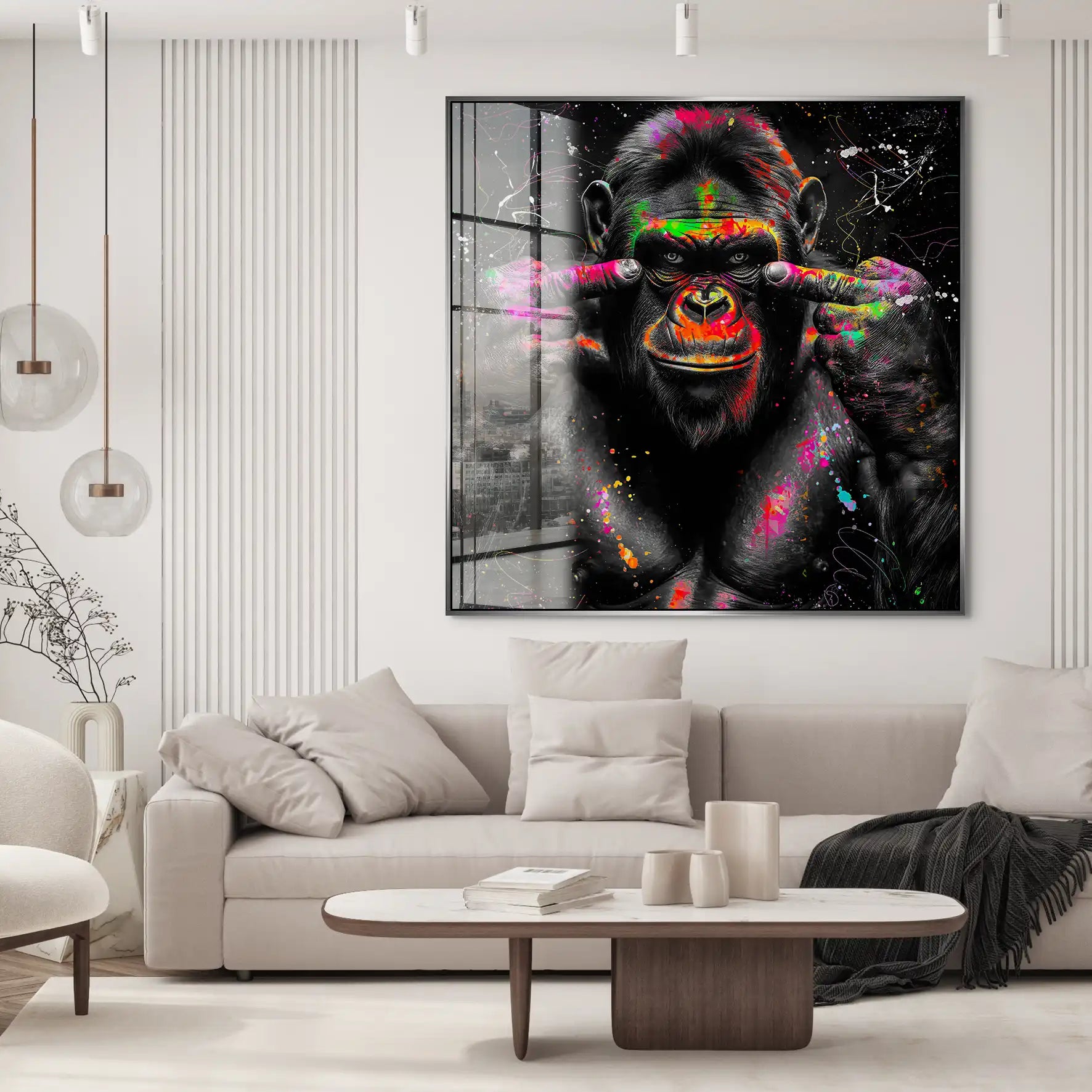 Bad Gorilla Acrylglas Bild INGALERIE