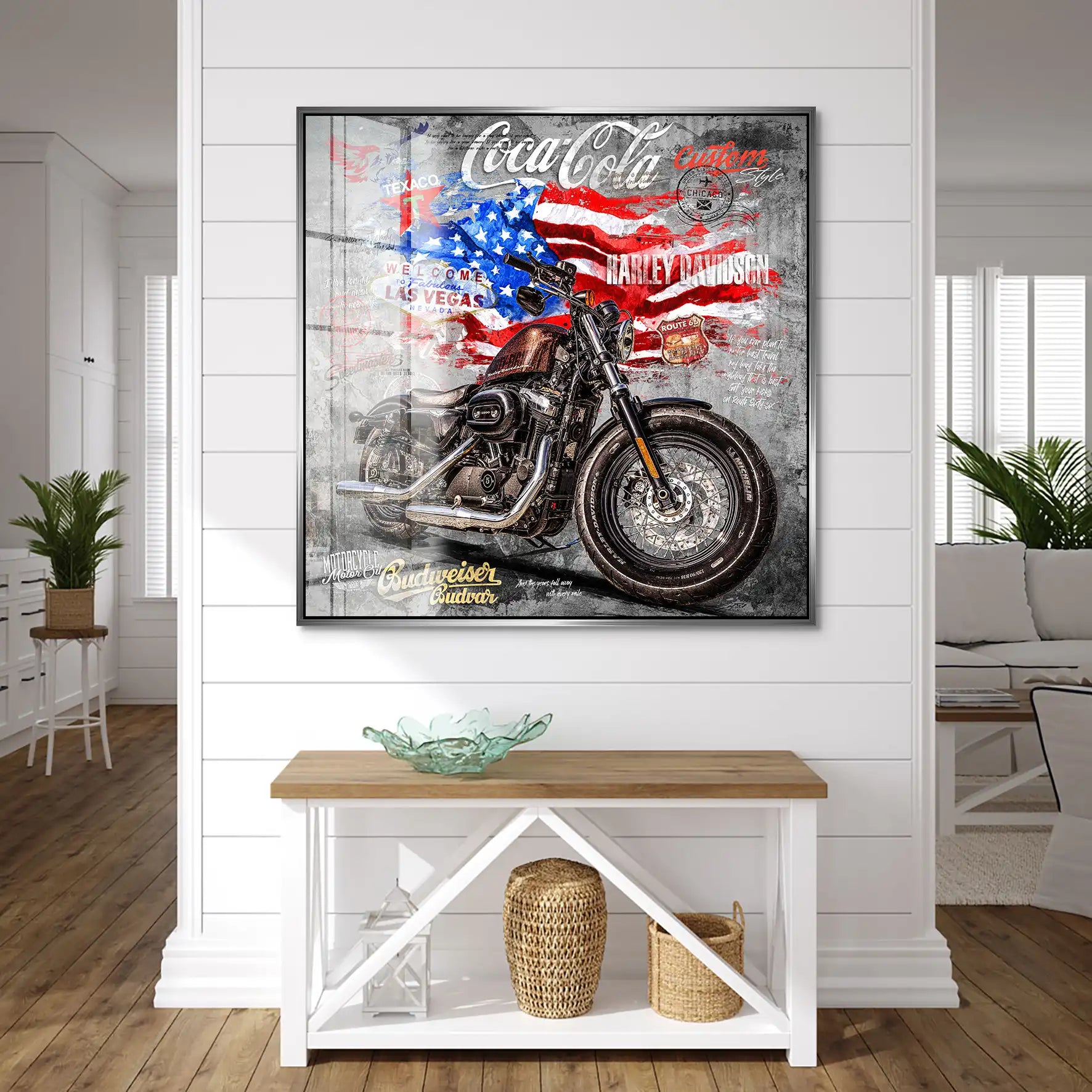 Route Liberty auf Acrylglas INGALERIE