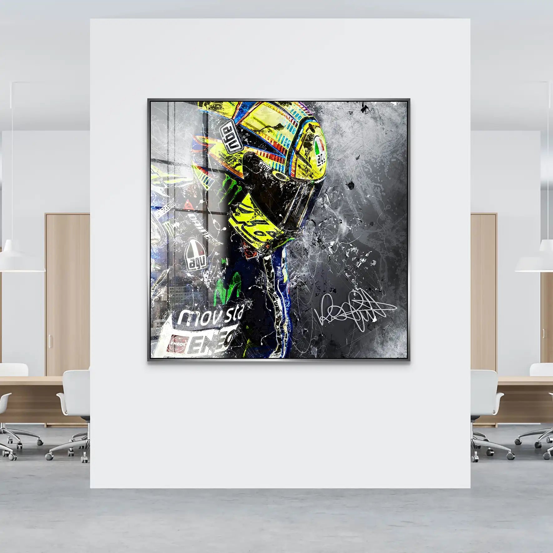 Rossi Abstrakt Style Acrylglas Bild INGALERIE