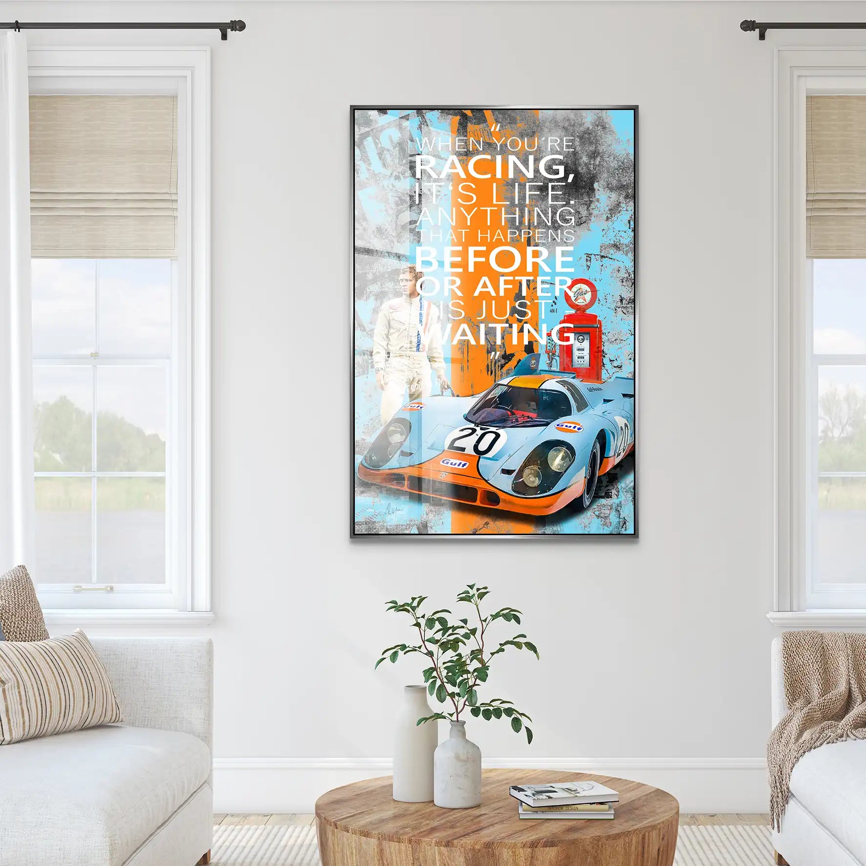 Steve Racing Is Life Acrylglas Bild INGALERIE