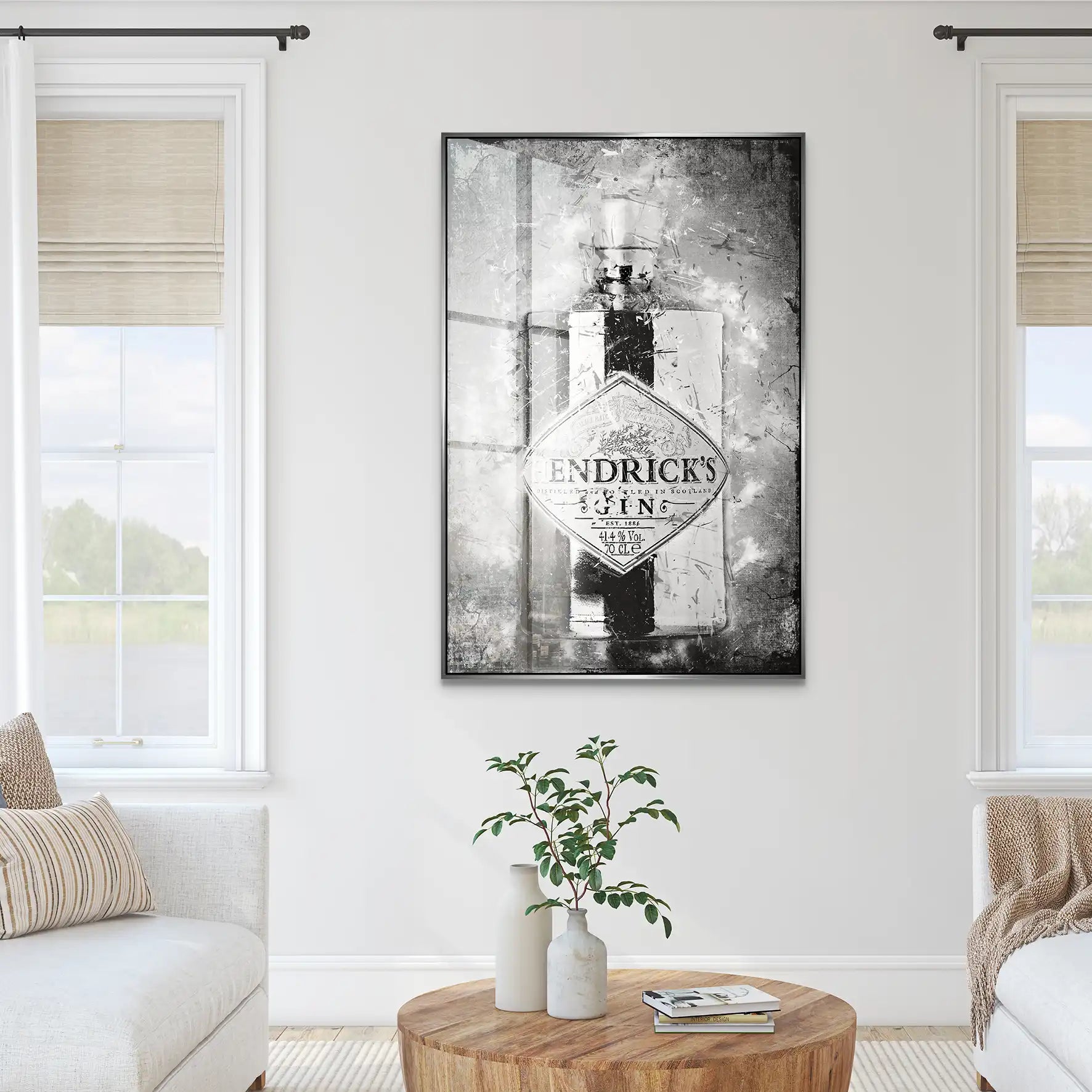 Gin Abstrakt Acrylglas Bild INGALERIE