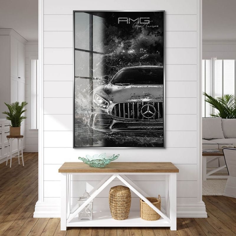 Mercedes AMG GT Black Style Acrylglas Bild INGALERIE