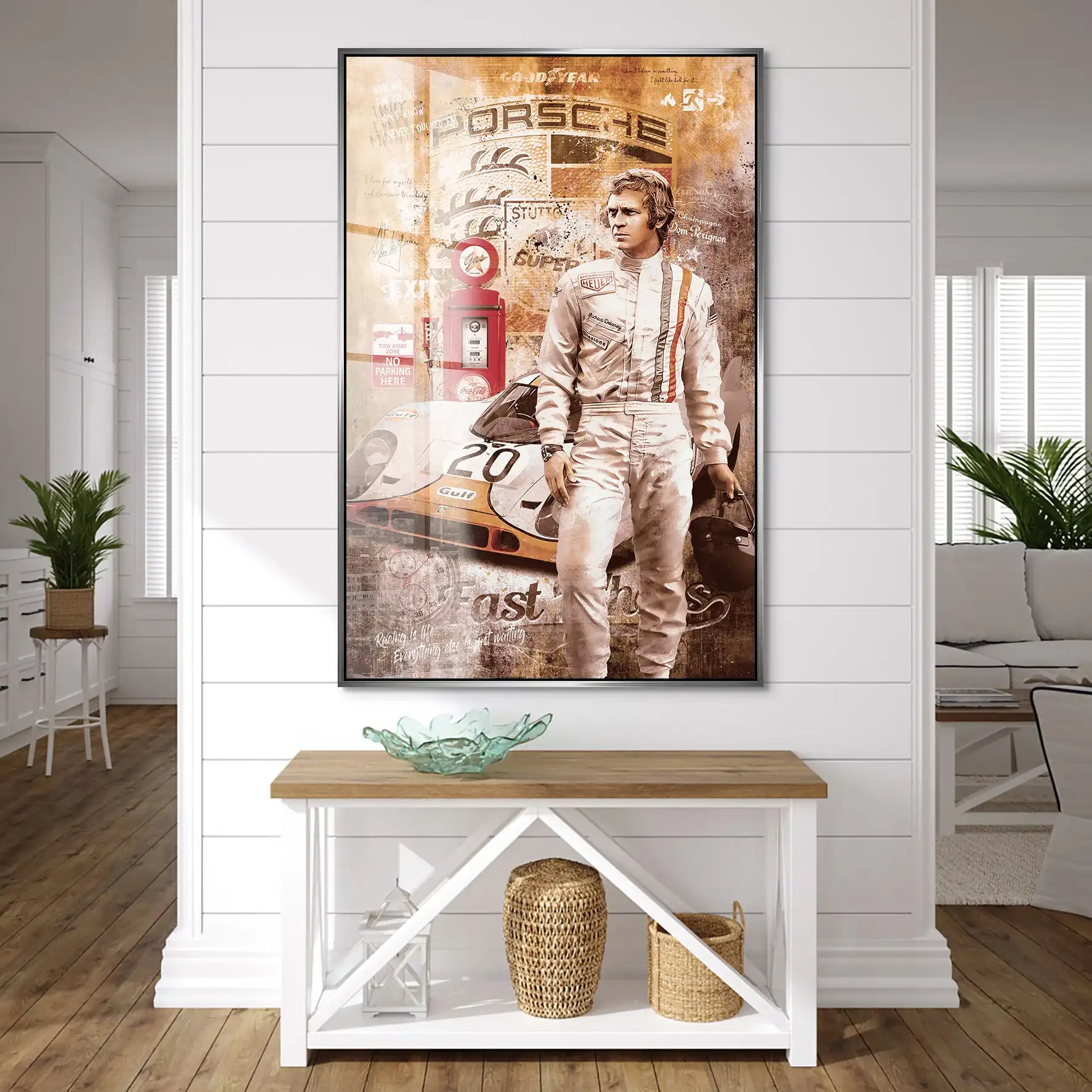 Steve Fast Wheels Retro Acrylglas Bild INGALERIE