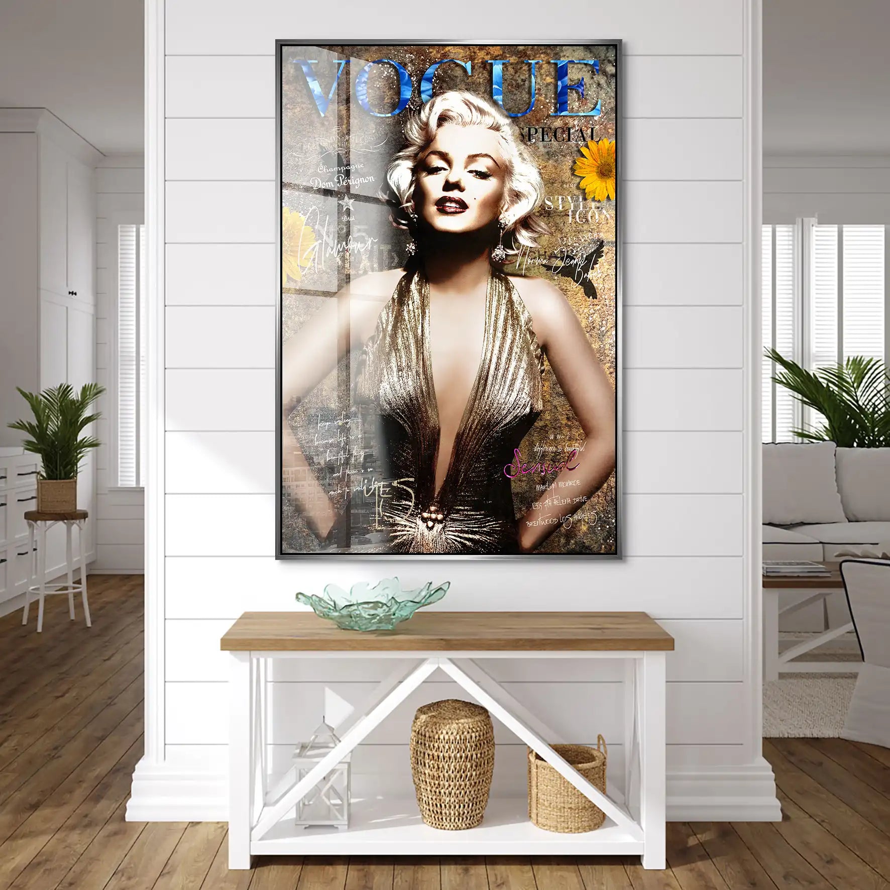 Marilyn Sensual Acrylglas Bild INGALERIE
