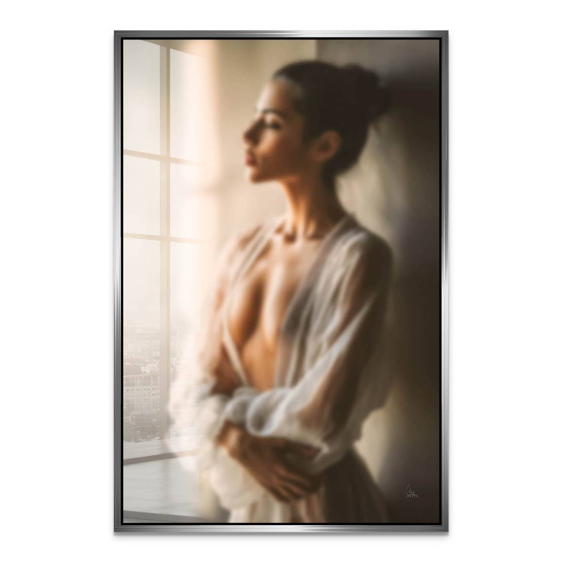 Sinnliche Frau Acrylglasbild