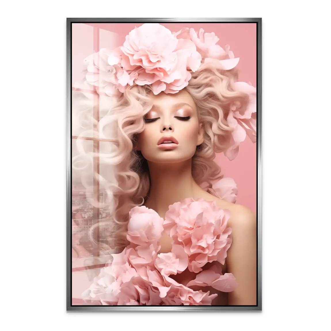 Rose Couture Acrylglas Bild