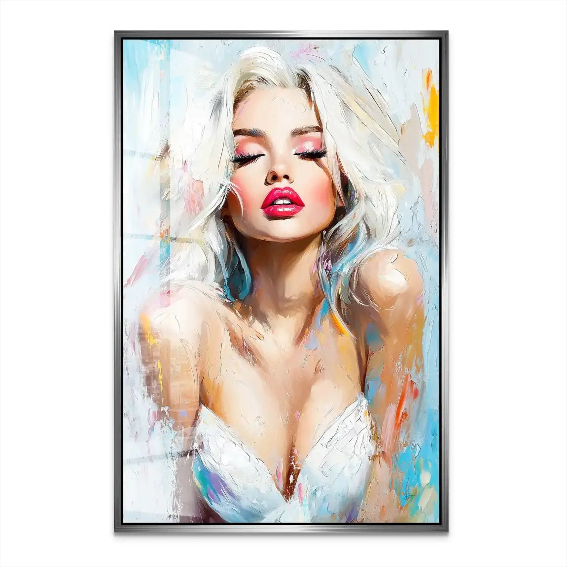 Blond Erotik Acrylglas Bild INGALERIE