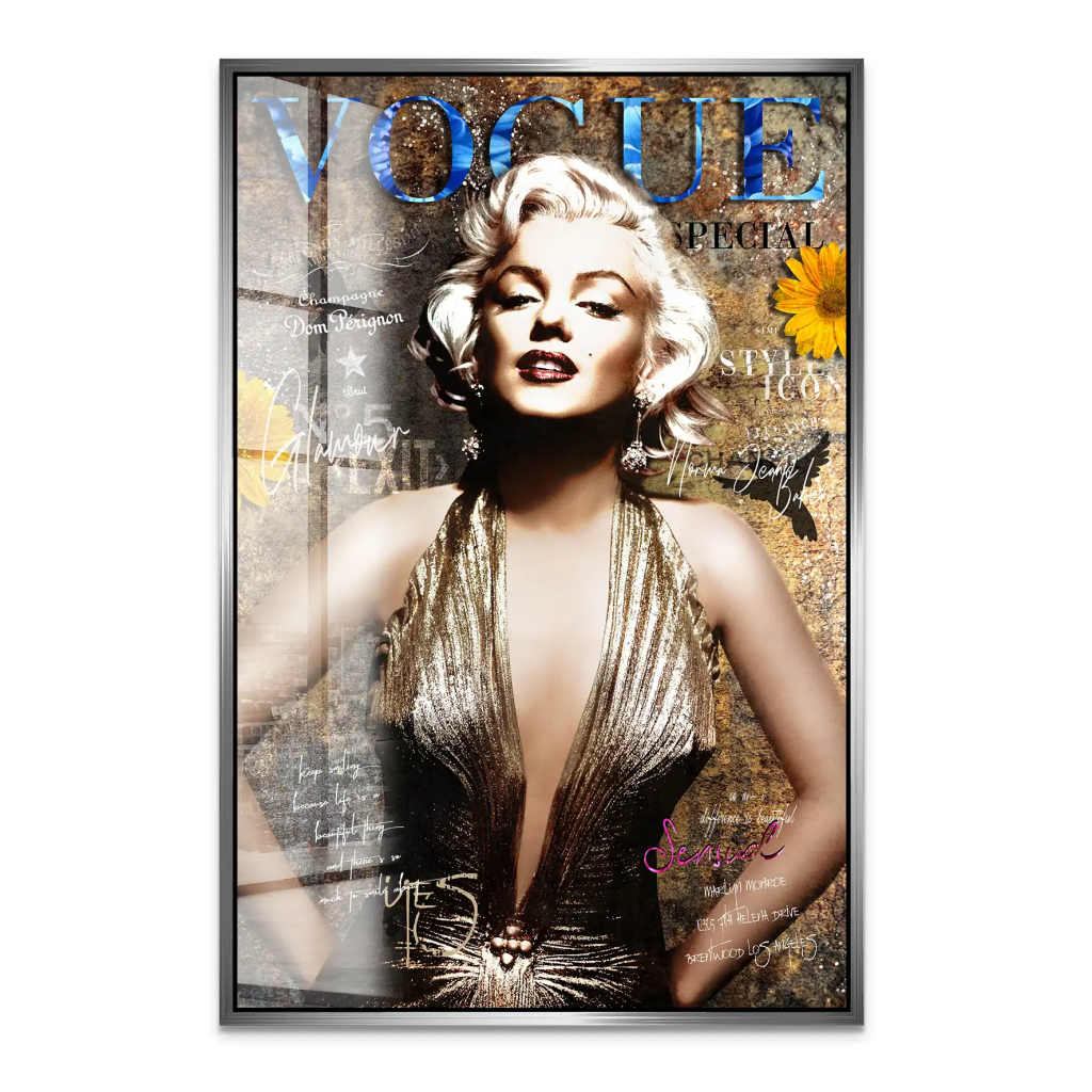 Marilyn Sensual Acrylglas Bild INGALERIE