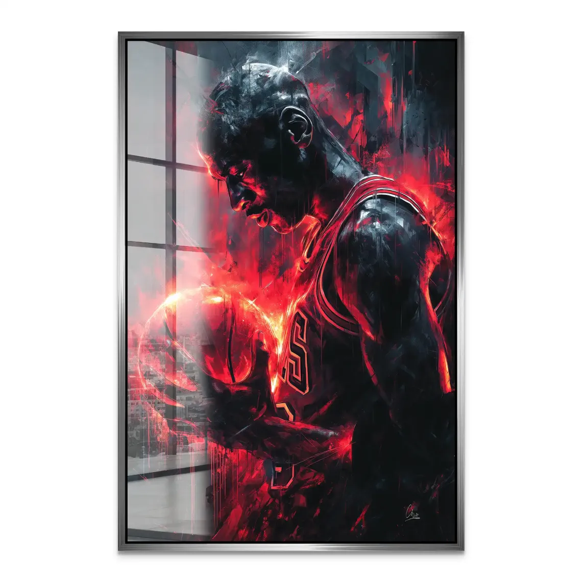 Heart of the Game Acrylglas Bild
