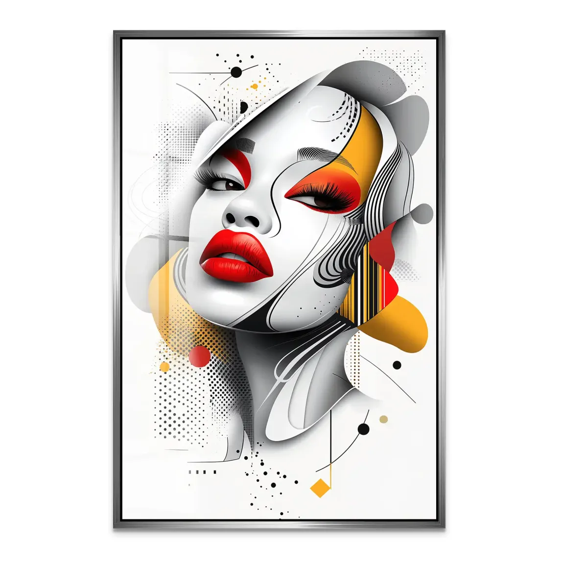 Femme Fatale Modern Art Acrylglas Bild INGALERIE