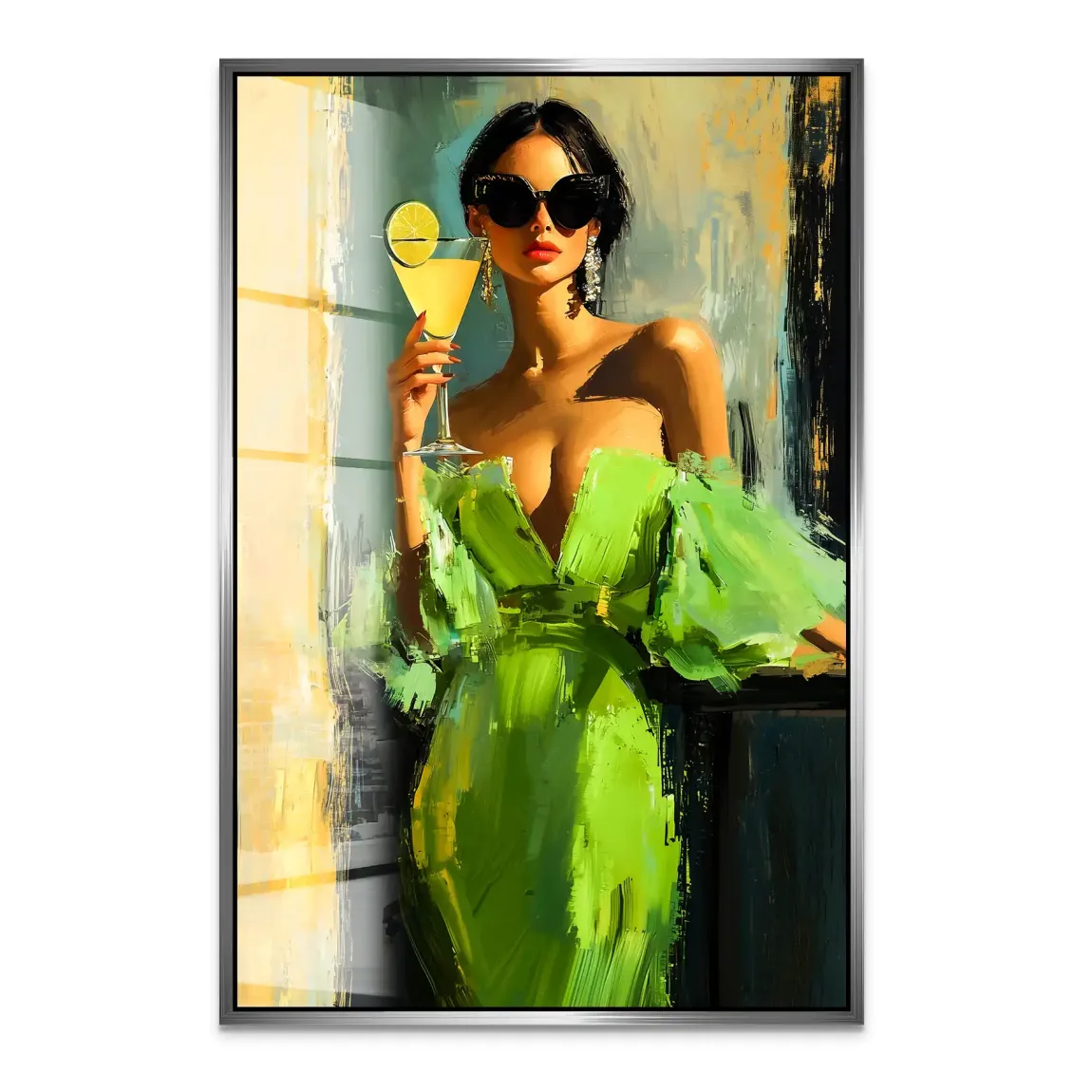Sonnenkuss und Zitrone Acrylglas Bild INGALERIE