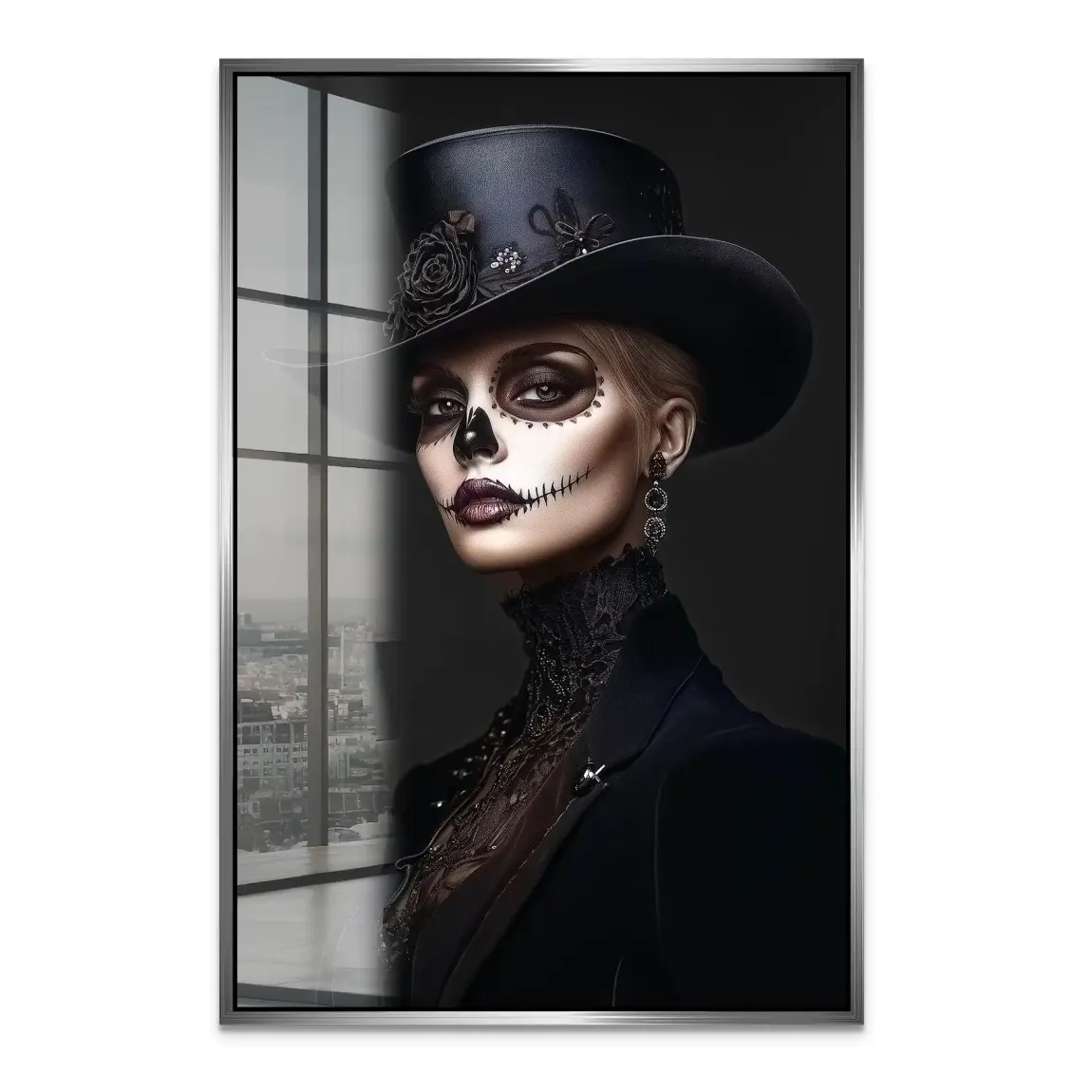 Lady of Shadows Color Acrylglas Bild INGALERIE