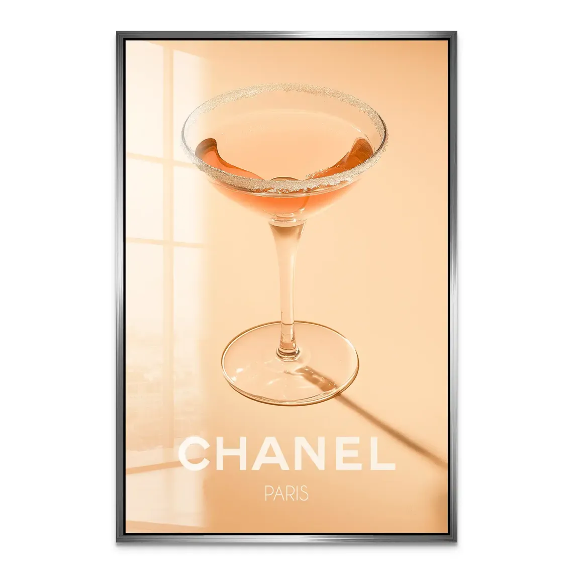 Chanel Glam Cocktail Acrylglas Bild