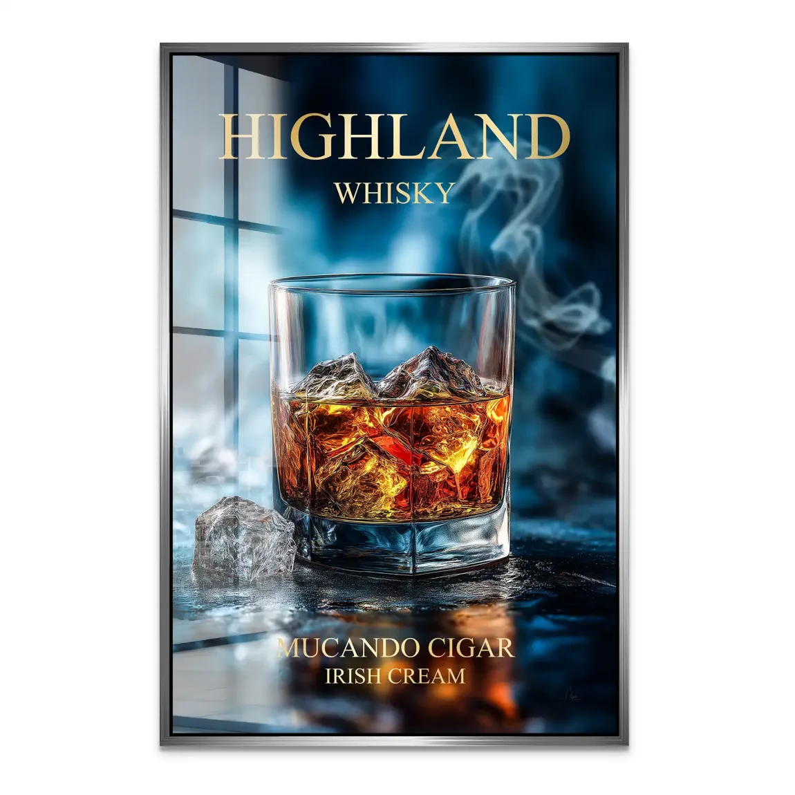 Highland Whisky Glow Acrylglas Bild