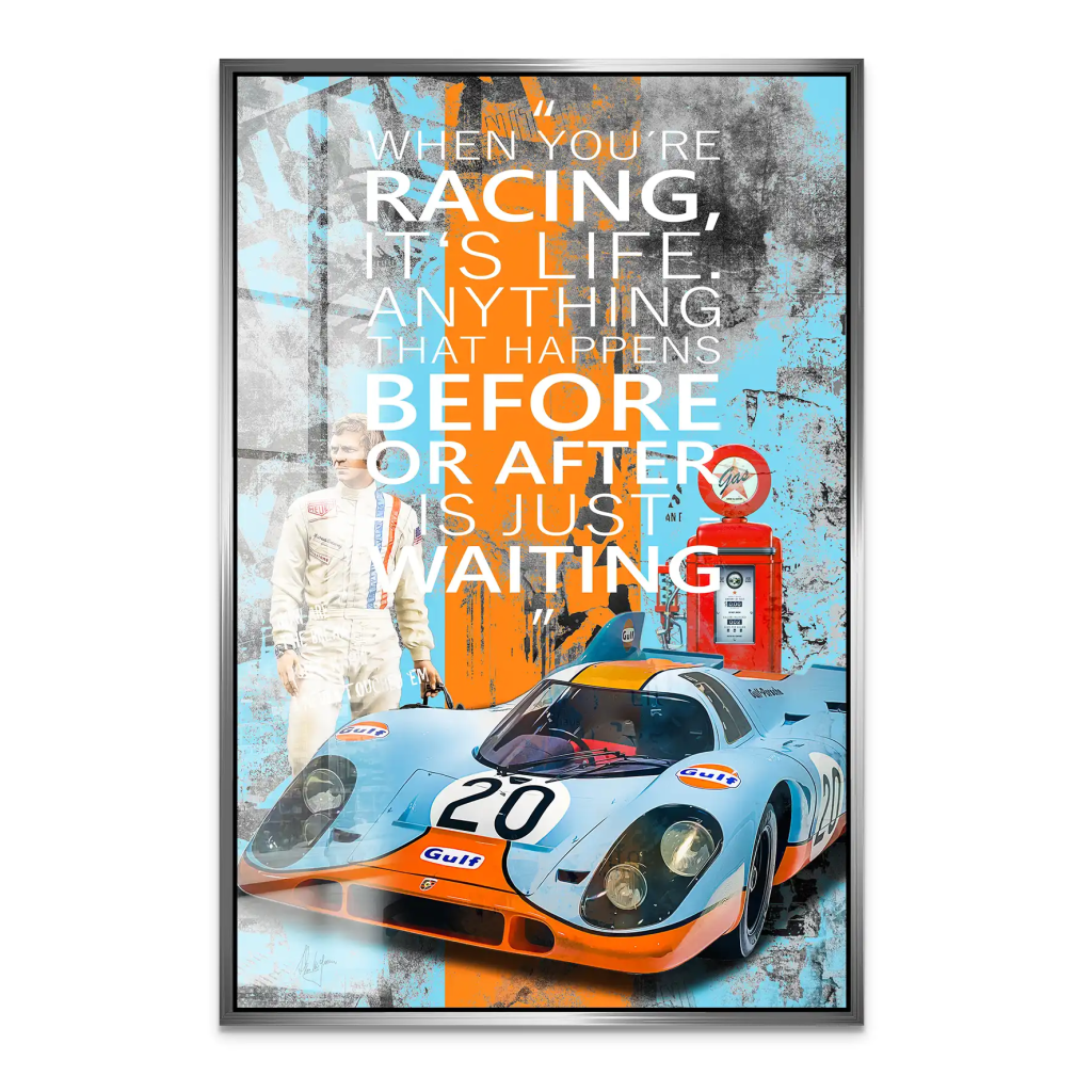 Steve Racing Is Life Acrylglas Bild INGALERIE