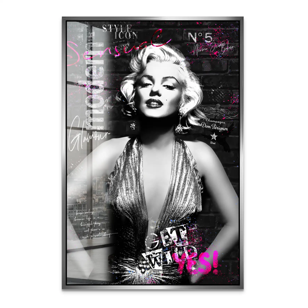Marilyn Get Wild Acrylglas Bild INGALERIE