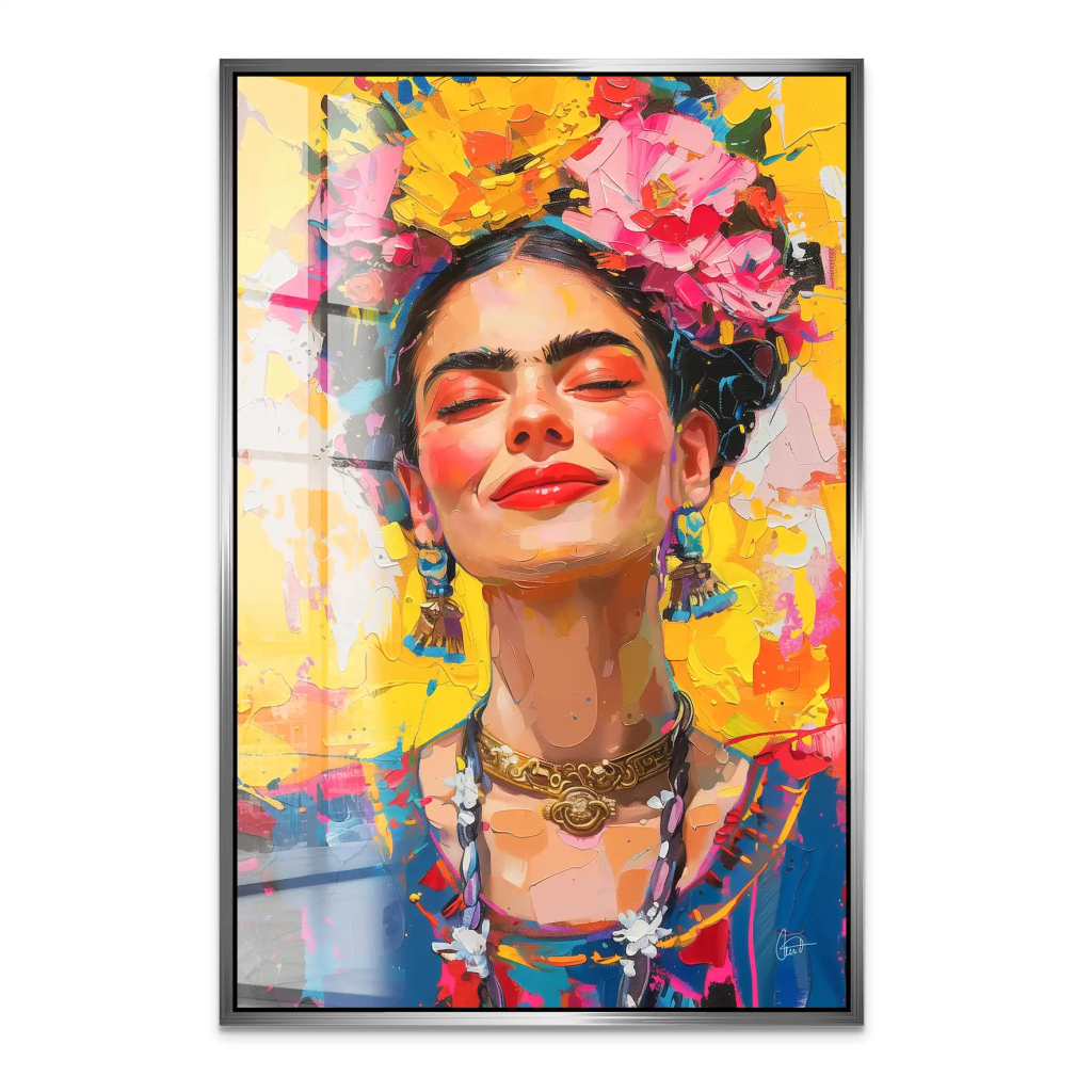 Frida Smile Acrylglas Bild INGALERIE