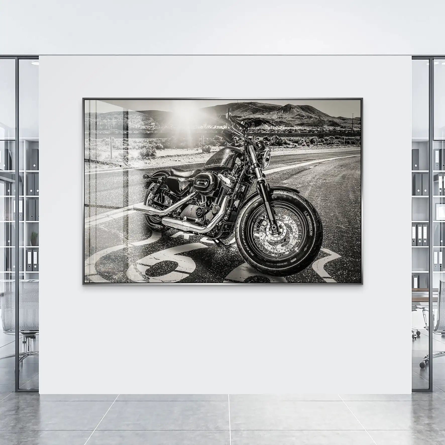 Route Heritage Edition – Harley Acrylglasbild INGALERIE