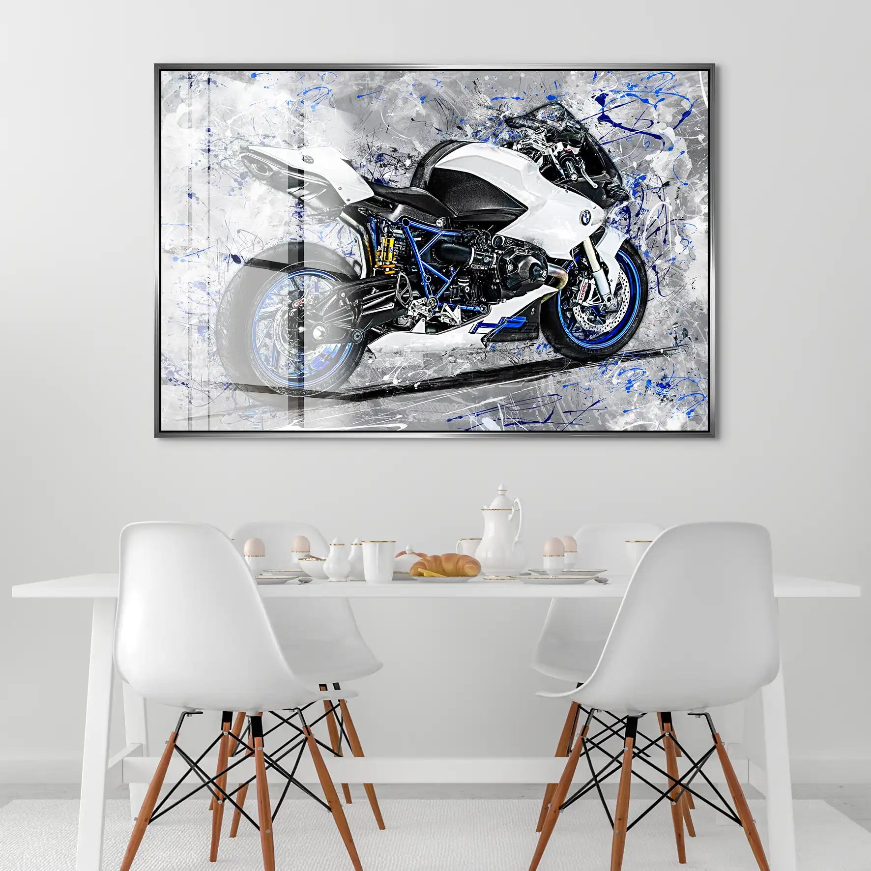BMW HP2 Abstrakt Art Acrylglas Bild INGALERIE