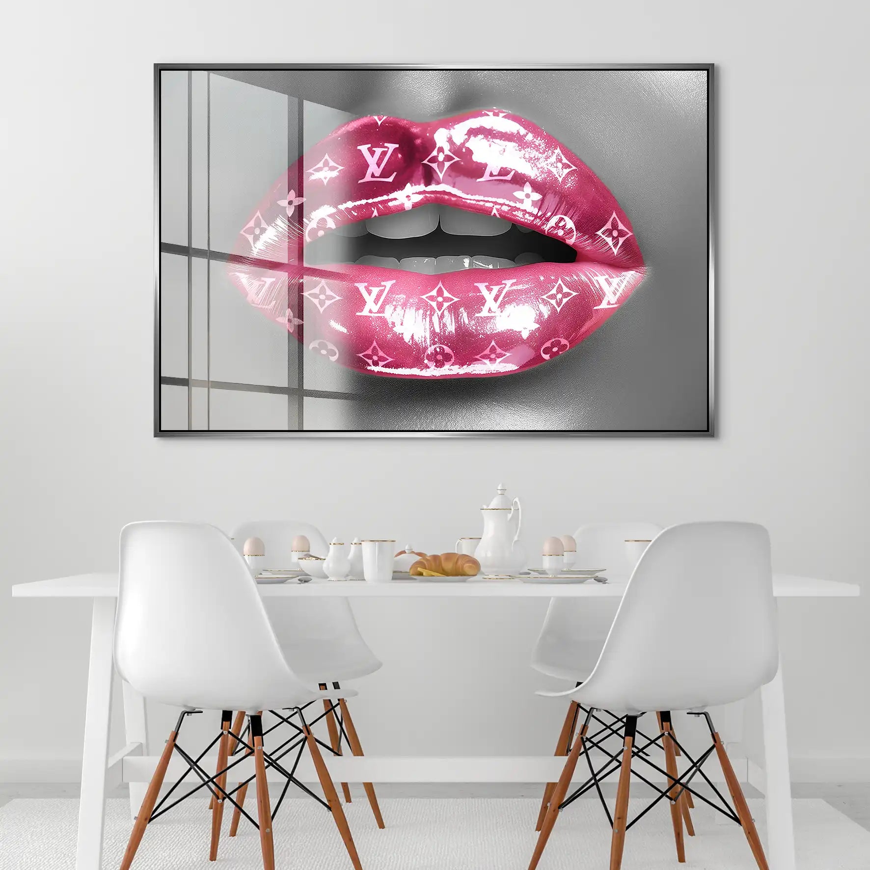 Pink Louis Lips Acrylglas Bild INGALERIE